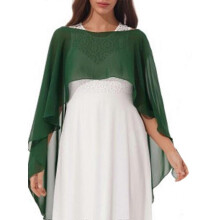 (Dark green) Solid Color Shawl Wrap Shoulder Scarf Multiuse Shoulder Wrap Breathable And Portable For Evening Gowns Daily Wear Yellow
