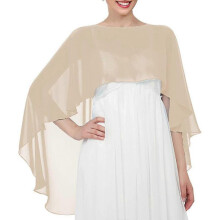 (Champagne) Solid Color Shawl Wrap Shoulder Scarf Multiuse Shoulder Wrap Breathable And Portable For Evening Gowns Daily Wear Yellow