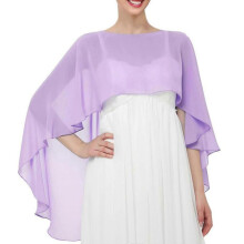 (Lilac purple) Solid Color Shawl Wrap Shoulder Scarf Multiuse Shoulder Wrap Breathable And Portable For Evening Gowns Daily Wear Yellow