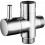 3-way valve in solid brass G1 / 2 "Hand shower Shower components Universal fittings 1