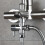 3-way valve in solid brass G1 / 2 "Hand shower Shower components Universal fittings 4