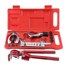 Steel? Aluminum Alloy Flare Tool Kit, 11pc Pipe Flaring Kit Brake Fuel Tube Repair Flare Kit Cutter
