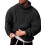 (S,Black)Men Chunky Knitted Jumper Roll Turtle Neck Warm Pullover Sweater Top 1