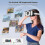 Upgraded Vr Headset for Nintendo Switch Switch Oled Model, Switch Vr Glasses with Adjustable Hd Lenses And Head Strap with Rotary Button 3