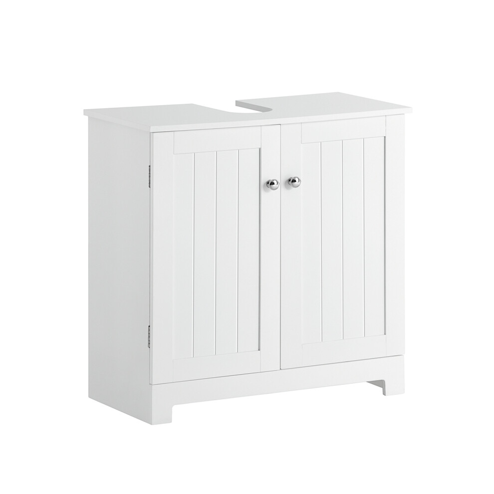 SoBuy® BZR18-W, Under Sink Bathroom Storage Cabinet with Doors