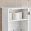 SoBuy Επίτοιχο Ντουλάπι Μπάνιου Λευκό 40x52x23cm 7