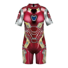 (Iron Man, 7-8 Years) 5-12 Years Kids Boys Swimming Costume Swimsuit One-piece Holiday Summer Swimwear Surf Suit Beachwear