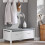 SoBuy Banc à Chaussures Blanc FSR74-W 2