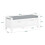 SoBuy Banc à Chaussures Blanc FSR74-W 3