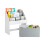 SoBuy Kids Bookshelf with Drawer, Grey 15
