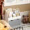 SoBuy Kids Bookshelf with Drawer, Grey 11