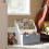 SoBuy Kids Bookshelf with Drawer, Grey 14