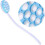 Lotion Applicator for Back, Long Handled Easy Reach Back Scrubber Massager Body Brush for Sunscreen 1