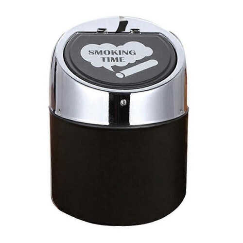 Stainless Steel Ashtray with Lid, Windproof Table Ashtray 1