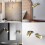 LED Ceiling Light Reading Lamp, 360 Rotatable GU10 LED Bed Lamp (Light Source Not Included) 3