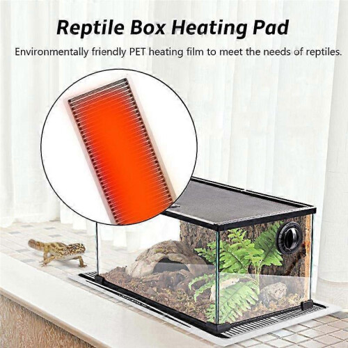 (15W UK Plug) Reptile Heating Pad Waterproof Adjustable Temperature 2
