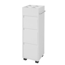 SoBuy White Bathroom Cabinet with 3 Drawers