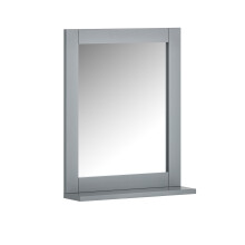SoBuy Armoire Murale Salle de Bain Miroir Gris 40cm