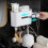 (A)Bathroom Accessory Mounts Hair Dryer Holder Without Punching Bathroom storage rack 5
