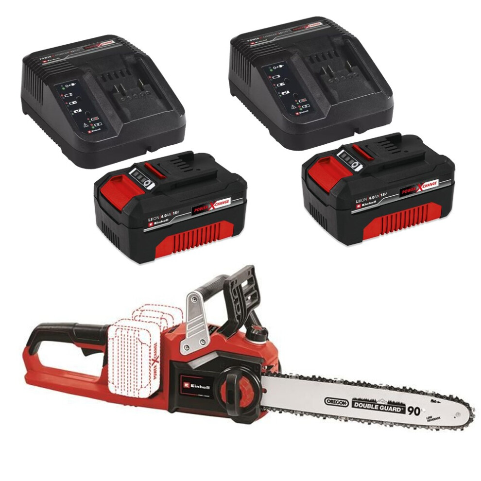 Einhell 4501780 GP-LC Li-Solo Power X-Change Chainsaw 36V 2 x 4.0AH Battery Pack-image-OPC-PJ7W5BT-NEW