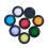 Blue 5p0033 Astronomical Telescope Accessories 1.25 Inch Planet Moon Nebula Filter Filter 1