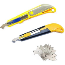 2pcs Plexiglass Sheet Cutter Acrylic Cutter 20 pcs Blade Set Yellow/Gray