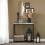 Mesa de Console SoBuy FSB29-SCH em Preto 12