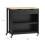 SoBuy Kücheninsel Schwarz 98x58x94 cm 3