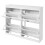 SoBuy Ντουλάπι Παπουτσιών FSR79-W Λευκό 105x24x83cm 15
