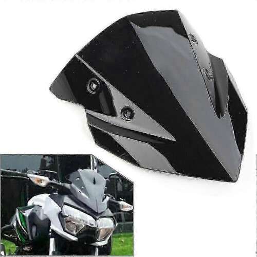 (Black)Motorcycle Windshield Windscreen For Kawasaki Z400 2018 2019 2020 2021 2022 Abs Plastic Wind Screen Shield Protector