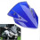 (Blue) Motorcycle Windshield Windscreen For Kawasaki Z400 2018 2019 2020 2021 2022 Abs Plastic Wind Screen Shield Protector 1