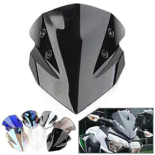 (Blue) Motorcycle Windshield Windscreen For Kawasaki Z400 2018 2019 2020 2021 2022 Abs Plastic Wind Screen Shield Protector 1