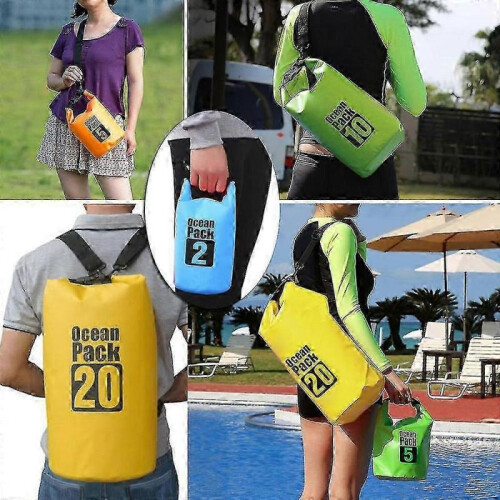 2l-30l Waterproof Dry Bag Sack Floating Canoe Kayak Camping Ocean Pack Backpack 2