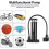 Bicycle Pump, Foot Activated Bicycle Pump, Mini Portable Bicycle Pump 8