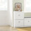 SoBuy Ντουλάπι Παπουτσιών Λευκό 54x24x83cm 5