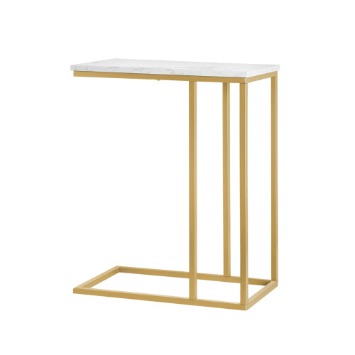 SoBuy Τραπέζι Καφέ Gold 48x30x62cm