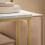 SoBuy Τραπέζι Καφέ Gold 48x30x62cm 6