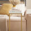 SoBuy Τραπέζι Καφέ Gold 48x30x62cm 11