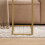 SoBuy Τραπέζι Καφέ Gold 48x30x62cm 8