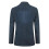 (S,Dark Blue)Mens Regular Fit Denim Blazer Casual 3 Buttons Multi-pocket Suit Jacket 3