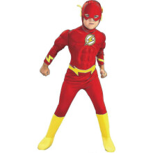 (3-4Years, Pattern 1) Kids The Flash Superhero Fancy Dress Costume