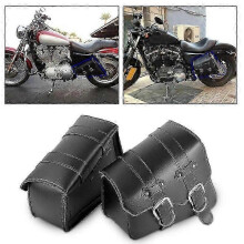 2pcs Pu Leather Motorcycle Side Saddle Bags for Harley Davidson Sportster Xl883/xl1200