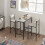 SoBuy Set Table de Bar + 2 Tabourets Hauts 10