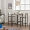SoBuy Set Table de Bar + 2 Tabourets Hauts 11