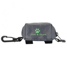 Garbage Bag Portable Small Pet Oxford Cloth Garbage Bag Dispenser Dog Debris Storage Tool Outdoor Dog Training
