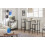 SoBuy Set Table de Bar + 2 Tabourets Hauts 12