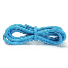 (Blue, Multicolor) 1 Pair Round 4mm Polyester Shoelaces Sneakers Hiking Shoes Hoods Trouser Ropes, 1.2m - Pink