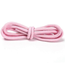 (Pink, Multicolor) 1 Pair Round 4mm Polyester Shoelaces Sneakers Hiking Shoes Hoods Trouser Ropes, 1.2m - Pink