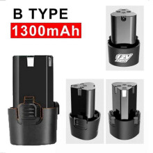 (B 1300mAh) 12v 3000mah Li-ion Rechargeable Battery For Electric Screwdriver, Drill, Mini Grinder Jy