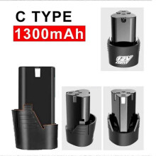 (C 1300mAh) 12v 3000mah Li-ion Rechargeable Battery For Electric Screwdriver, Drill, Mini Grinder Jy